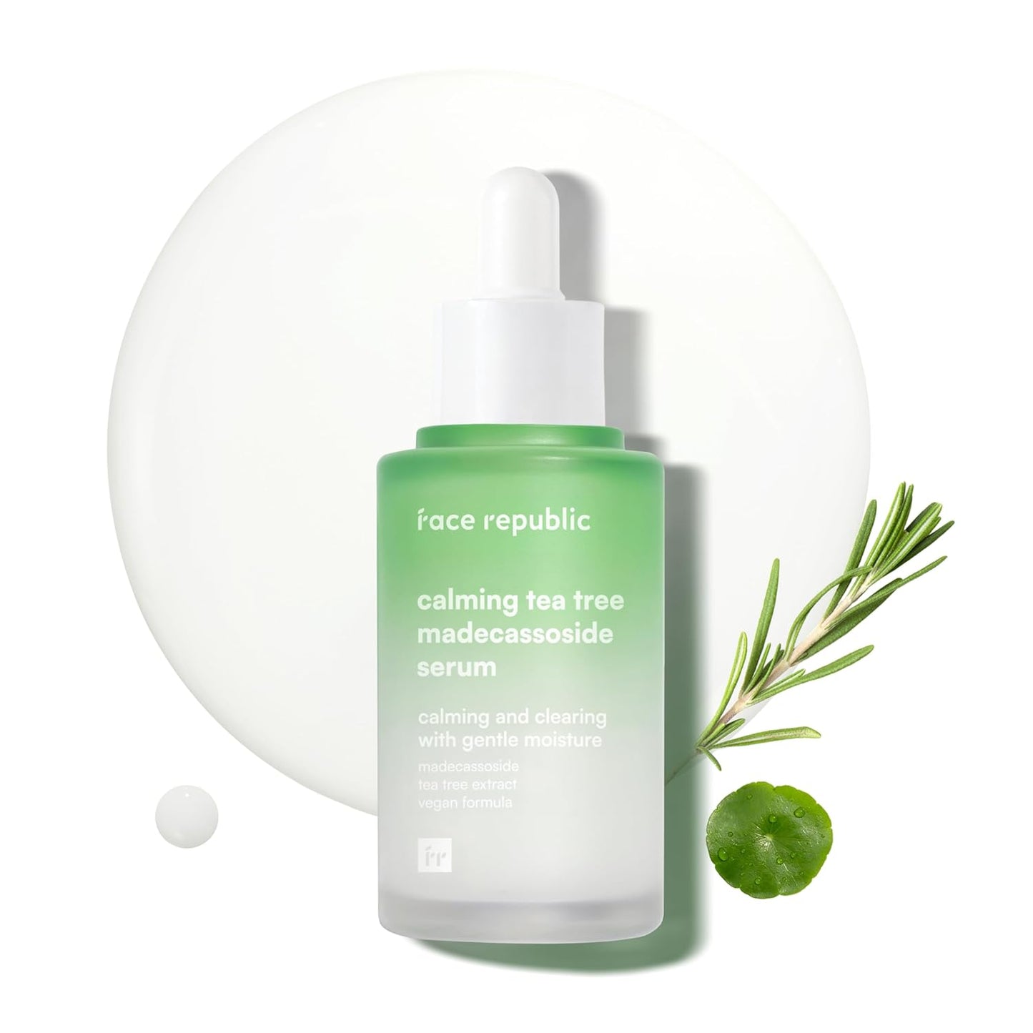 Calming Tea Tree Madecassoside Serum 45Ml 1.52 Fl Oz | Lightweight | Soothing | Madecassoside, Tea Tree, Centella Asiatica, Niacinamide | for Irritated Skin | Vegan Korean Skin Care