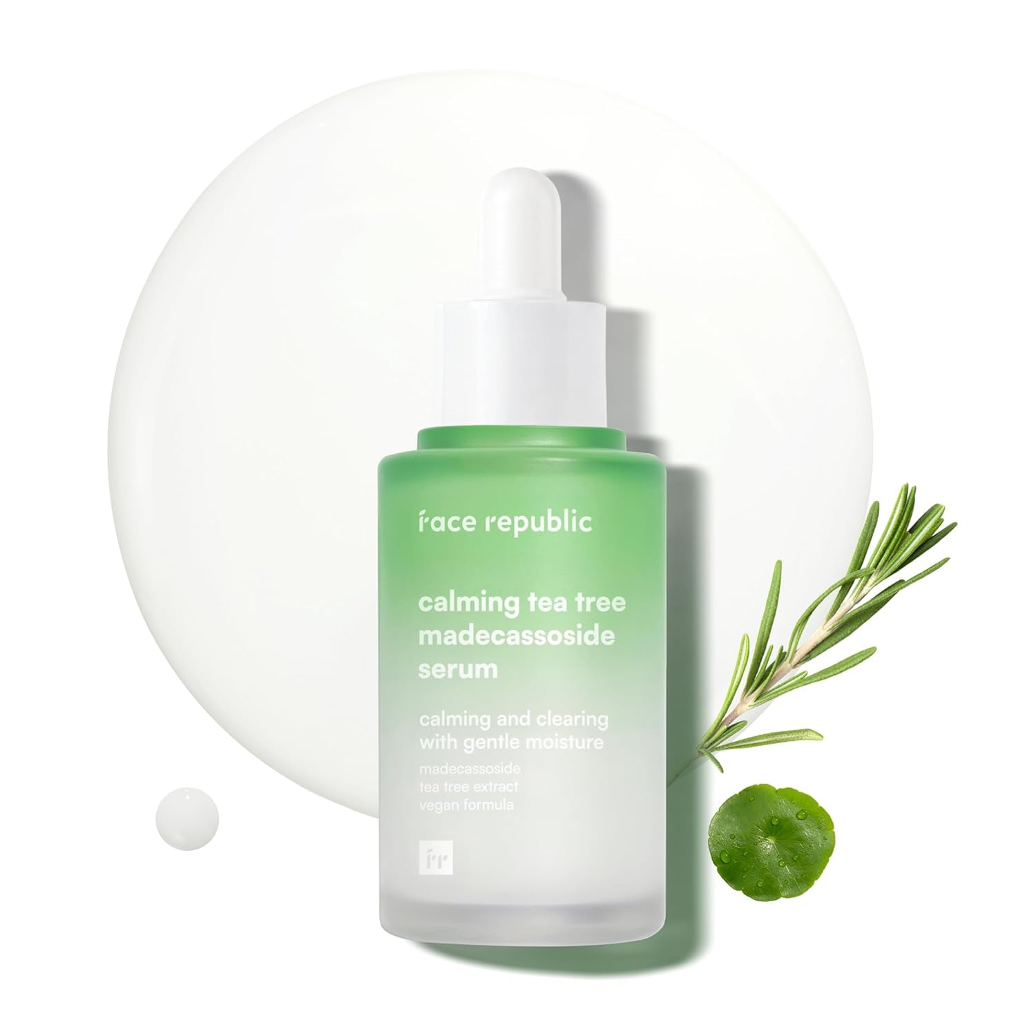 Calming Tea Tree Madecassoside Serum 45Ml 1.52 Fl Oz | Lightweight | Soothing | Madecassoside, Tea Tree, Centella Asiatica, Niacinamide | for Irritated Skin | Vegan Korean Skin Care