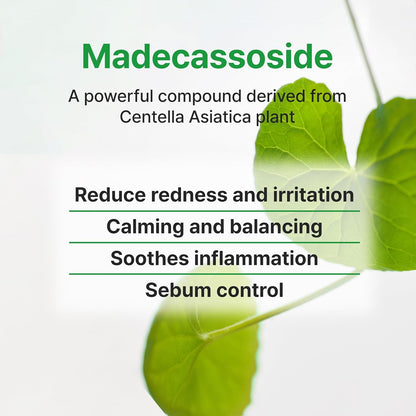 Calming Tea Tree Madecassoside Serum 45Ml 1.52 Fl Oz | Lightweight | Soothing | Madecassoside, Tea Tree, Centella Asiatica, Niacinamide | for Irritated Skin | Vegan Korean Skin Care